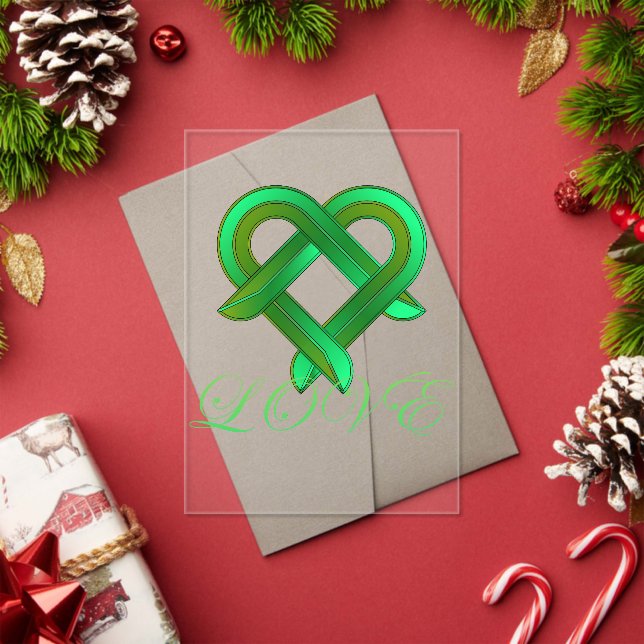 Carte de remerciement simple acrylic invitations (Insitu (Holiday))