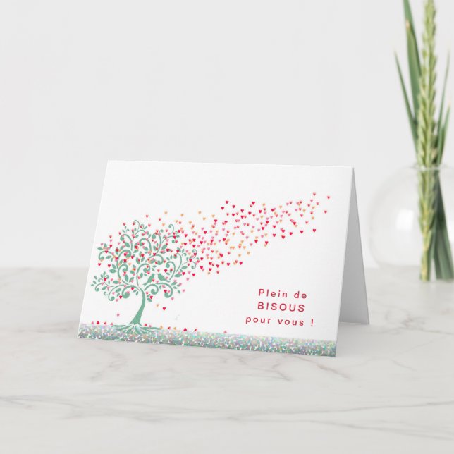 Carte de remerciements pliée thank you card (Front)