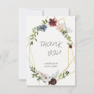 Carte de remerciements thank you card