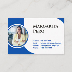 Carte de visite business card