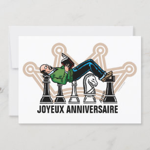 Carte de voeux d'anniversaire de papa grand maître card
