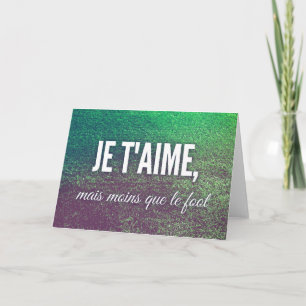 Carte de voeux Fête des mères - Foot Card