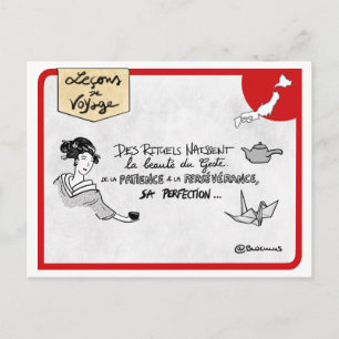 Carte Leçons de voyage : Créez des rituels Postcard