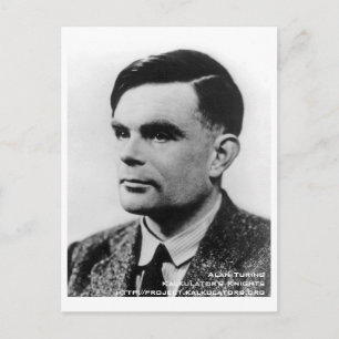 Carte postale Alan Turing Postcard