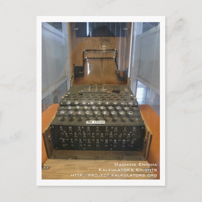 Carte postale Enigma Postcard (Front)