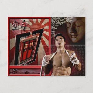 Carte postale Karate Postcard