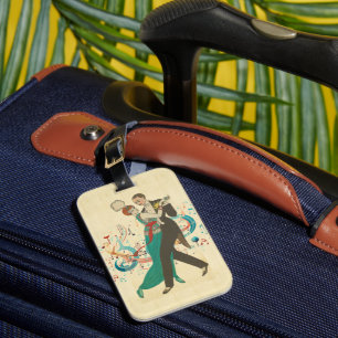 Carte Postale Luggage Tag