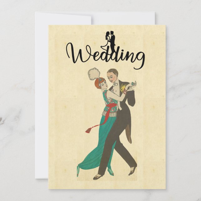 Carte Postale Wedding Invitation (Back)