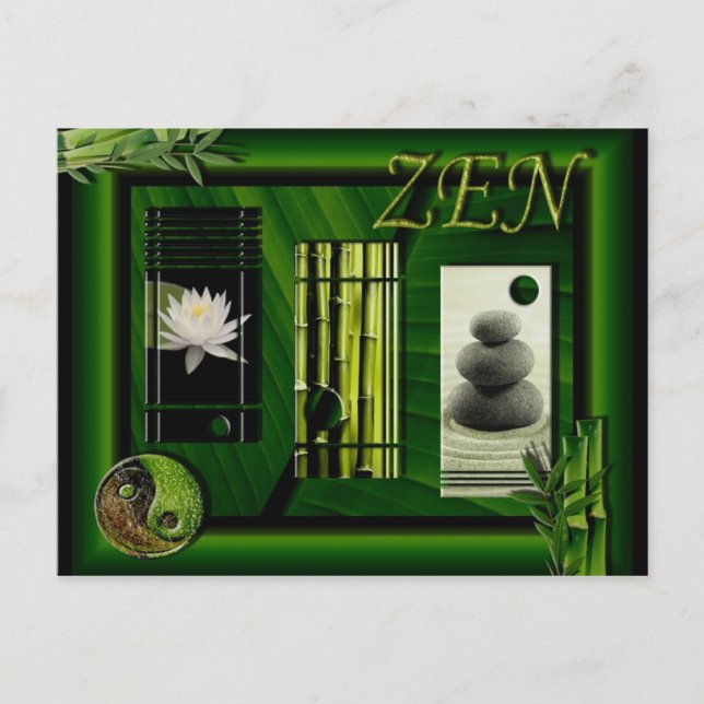 Carte postale ZEN attitude Postcard (Front)