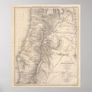 Carte, Province de Mendoza, the Araucan?a Poster