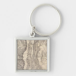 Carte, provinces de La Rioja San Juan Key Ring