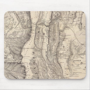 Carte, provinces de La Rioja San Juan Mouse Pad