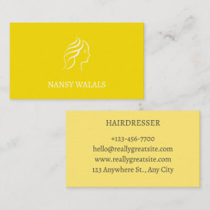 carte visite pour coiffeuse business card