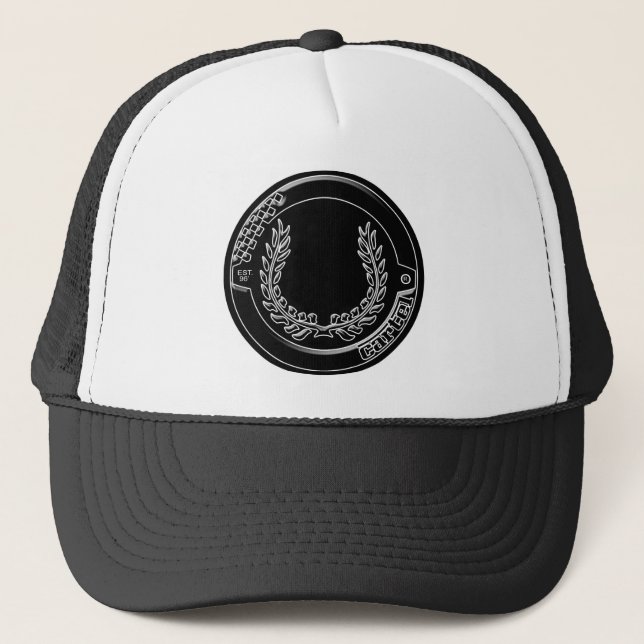 Cartel Chrome Trucker Hat (Front)