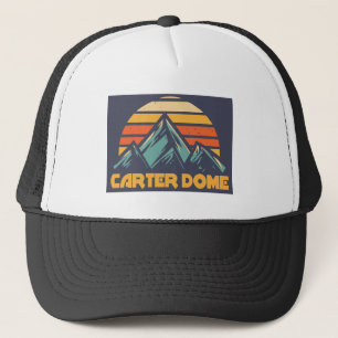 Carter Dome New Hampshire Retro Turquoise Trucker Hat