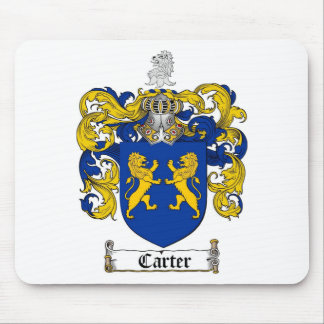 CARTER FAMILY CREST -  CARTER COAT OF ARMS MOUSE PAD