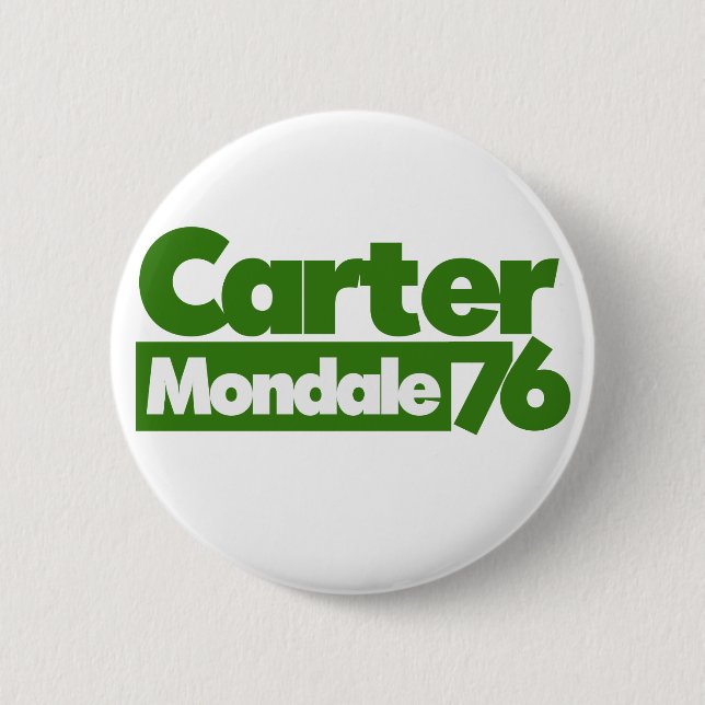Carter Mondale 1976 Retro Politics 6 Cm Round Badge (Front)