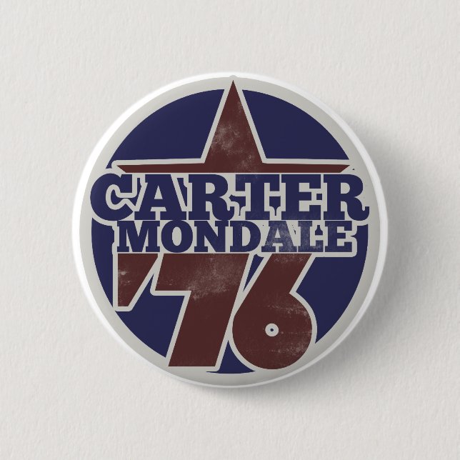 Carter Mondale 76 6 Cm Round Badge (Front)