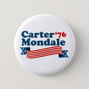 Carter Mondale '76 Retro Election 6 Cm Round Badge