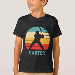 Carter Name Gift Personalized Baseball T Shirt