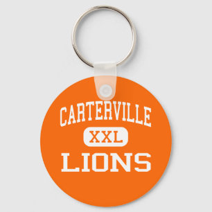 Carterville - Lions - High - Carterville Illinois Key Ring