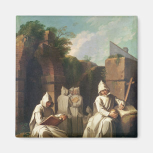Carthusian Monks in Meditation Magnet