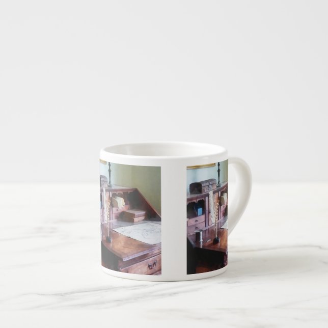 Cartographer's Desk Espresso Cup (Front Right)