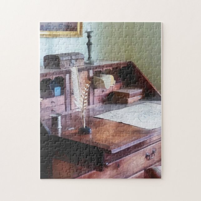 Cartographer's Desk Jigsaw Puzzle (Vertical)