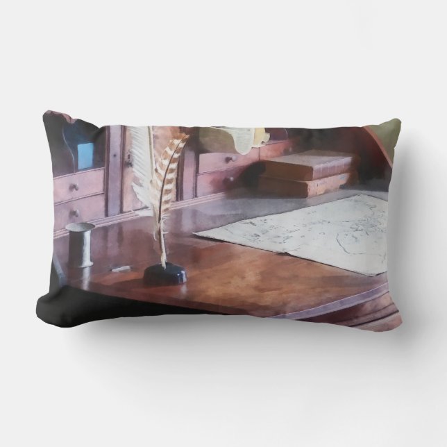 Cartographer's Desk Lumbar Cushion (Front)