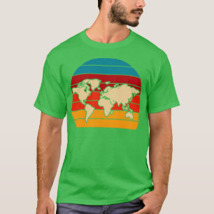 Cartography International Travelling Traveller Ret T-Shirt