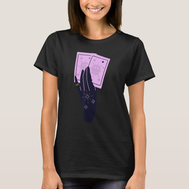 Cartomancer Hand Reading Your Tarot Cards T-Shirt (Front)