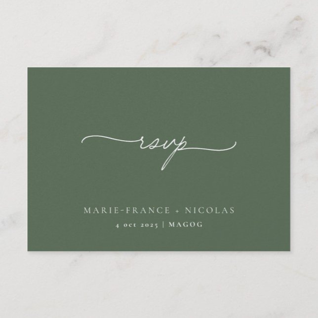 Carton Réponse | French RSVP Card (Creator Uploaded)