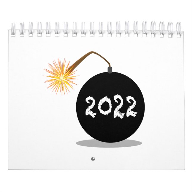 Cartoon 2022 New Years Bomb Calendar (Cover)