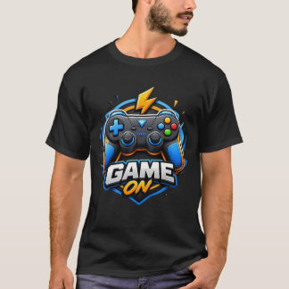 Cartoon 3D Gaming Controller Logo T-Shirt Design