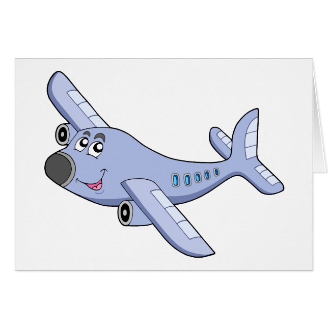 Cartoon aeroplane (Front Horizontal)