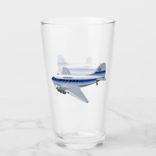 Cartoon aeroplane glass