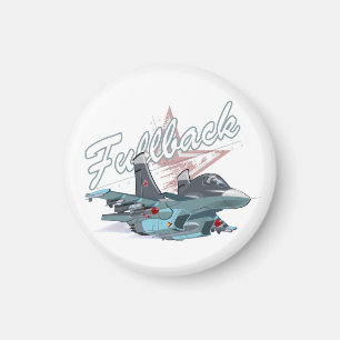 Cartoon aeroplane magnet