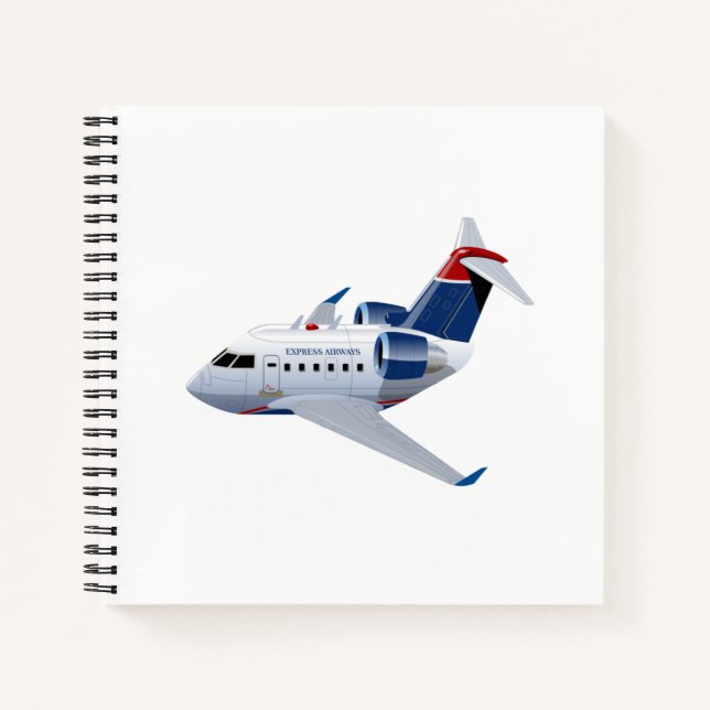 Cartoon aeroplane notebook (Front)
