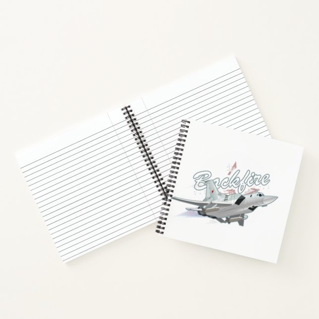 Cartoon aeroplane notebook (Inside)