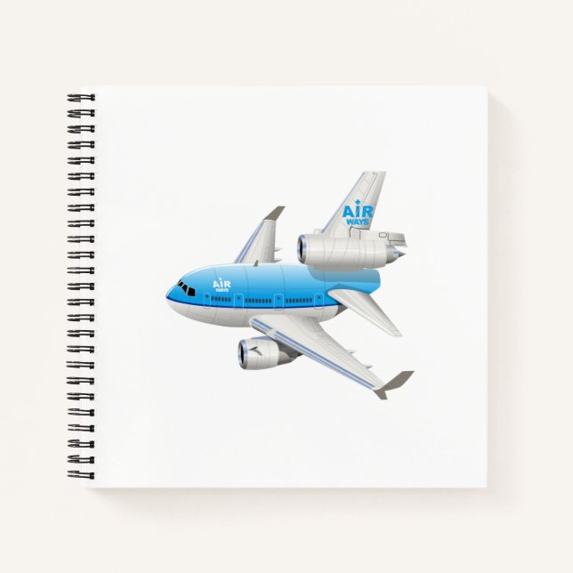 Cartoon aeroplane notebook (Front)