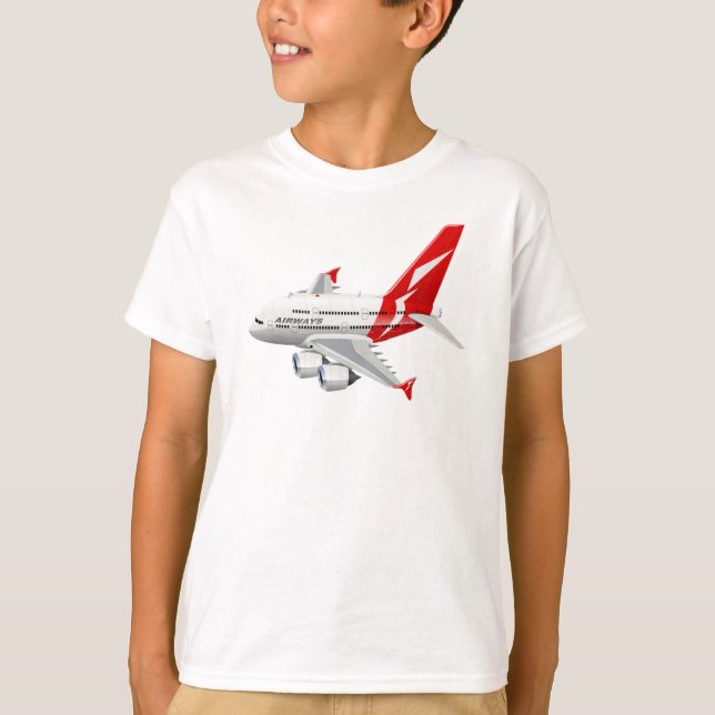 Cartoon aeroplane T-Shirt (Front)