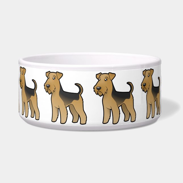 Cartoon Airedale Terrier / Welsh Terrier (Front)