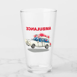 Cartoon Ambulance Glass
