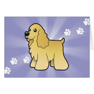 Cartoon American Cocker Spaniel