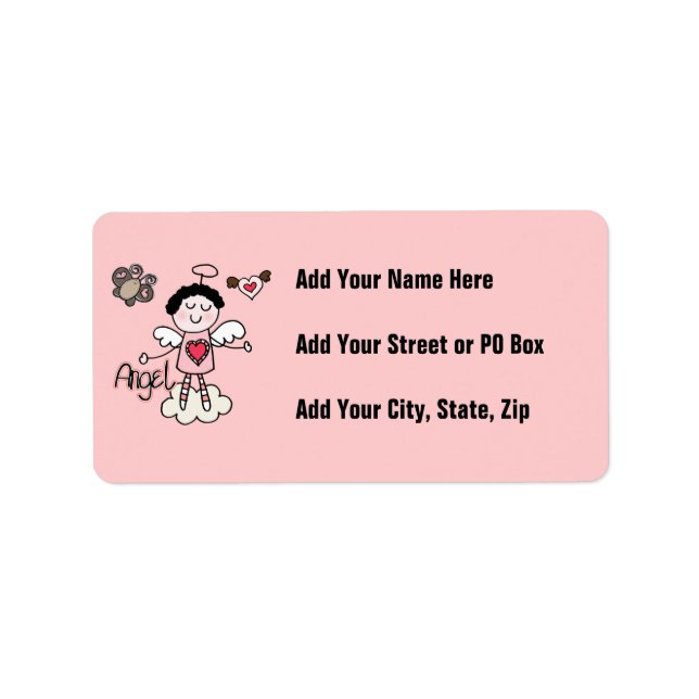 Cartoon Angel Label (Front)