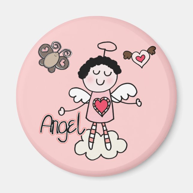 Cartoon Angel Magnet (Front)
