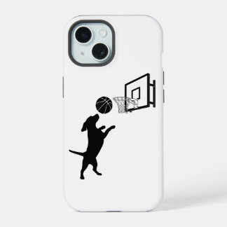 Cartoon Animal Basketball iPhone 15 Case