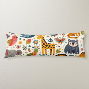 Cartoon Animal Pattern Body Cushion