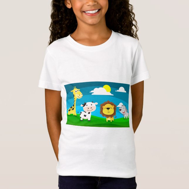 Cartoon animals           T-Shirt (Front)