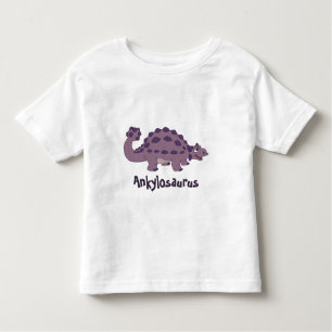 Cartoon Ankylosaurus Toddler T-Shirt